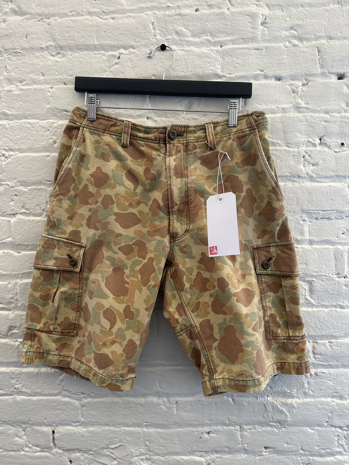 Ringspun Camo Military Cargo Short