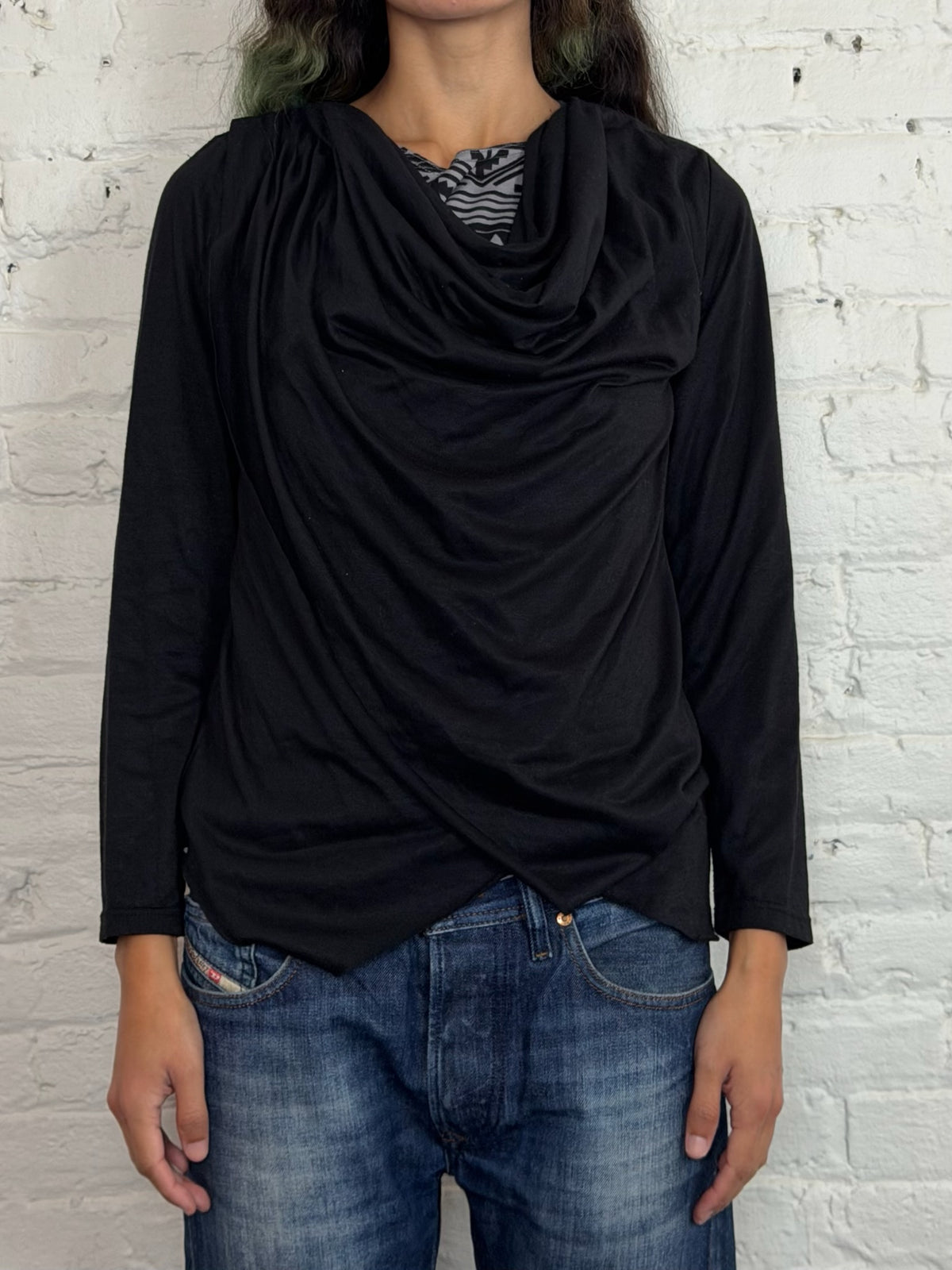 Semantic Design Layered Draping Top