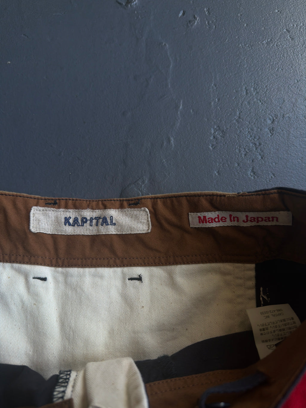 Kapital Drawstring Contrasted Short