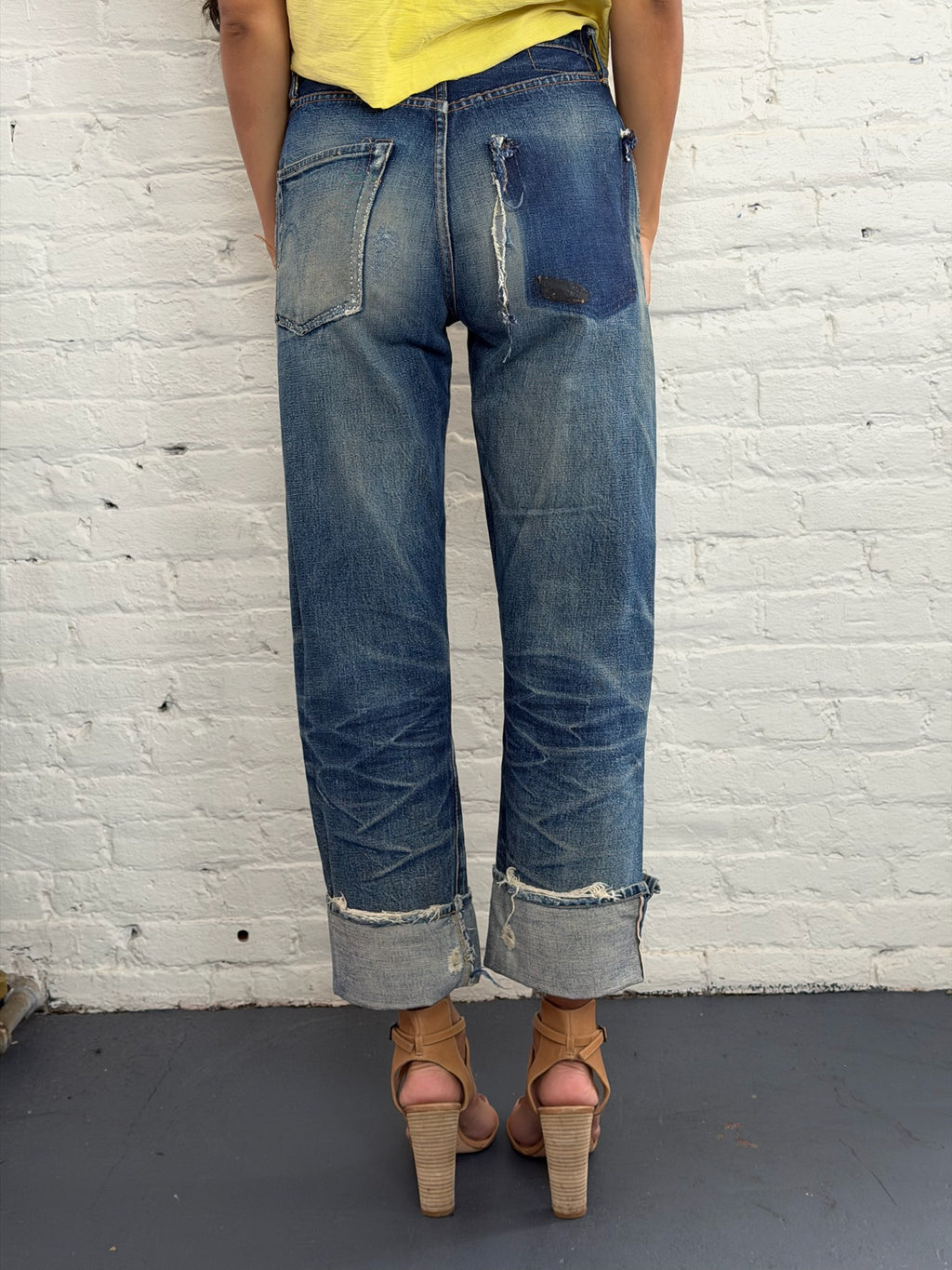 Vintage Sugar Cane Faded Denim Jeans