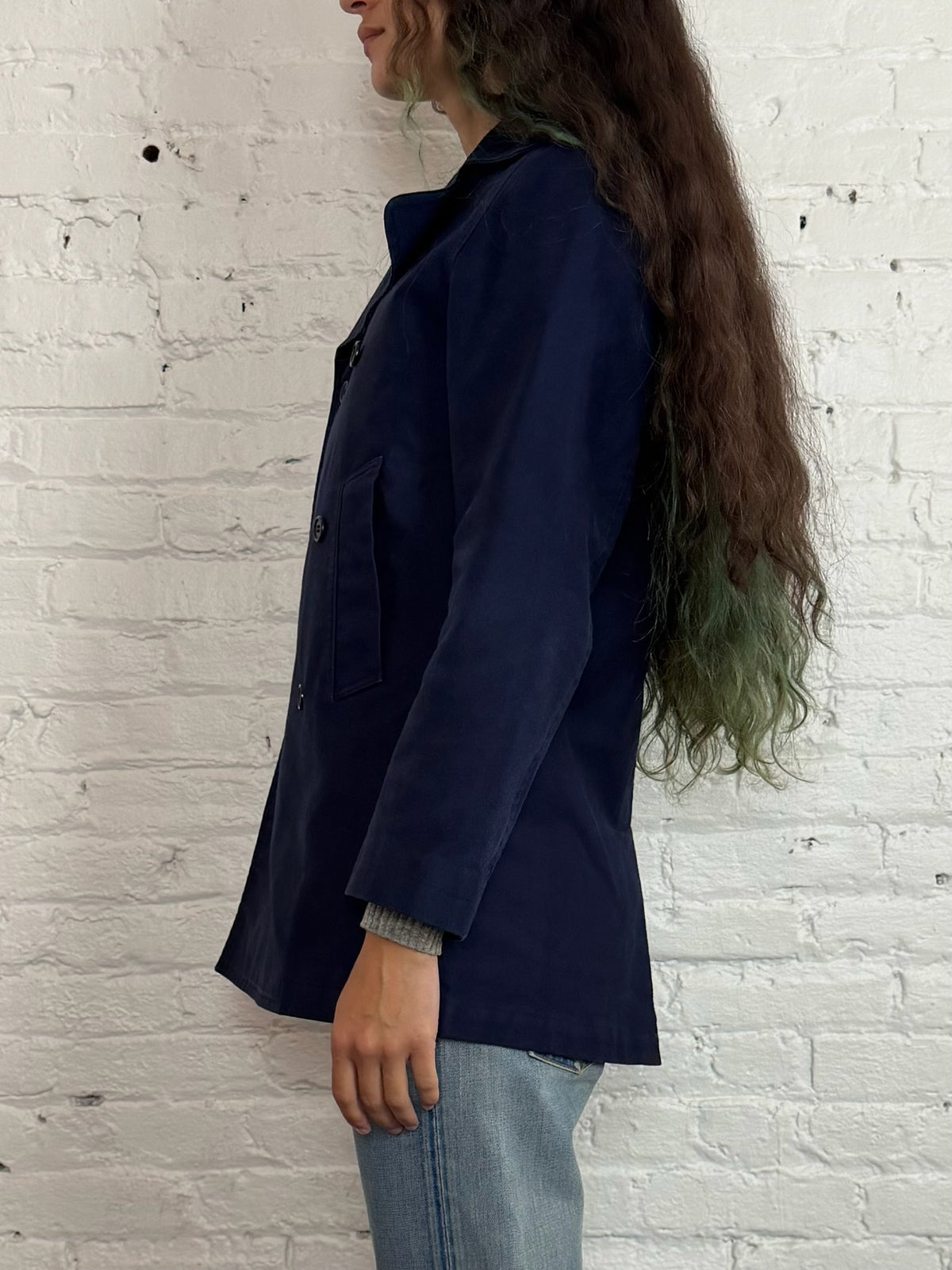 Y’s by Yohji Yamamoto Double Breasted Peacoat