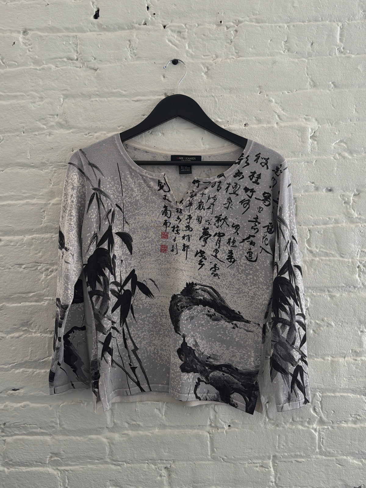 Mark Richards Chinese Printed Top