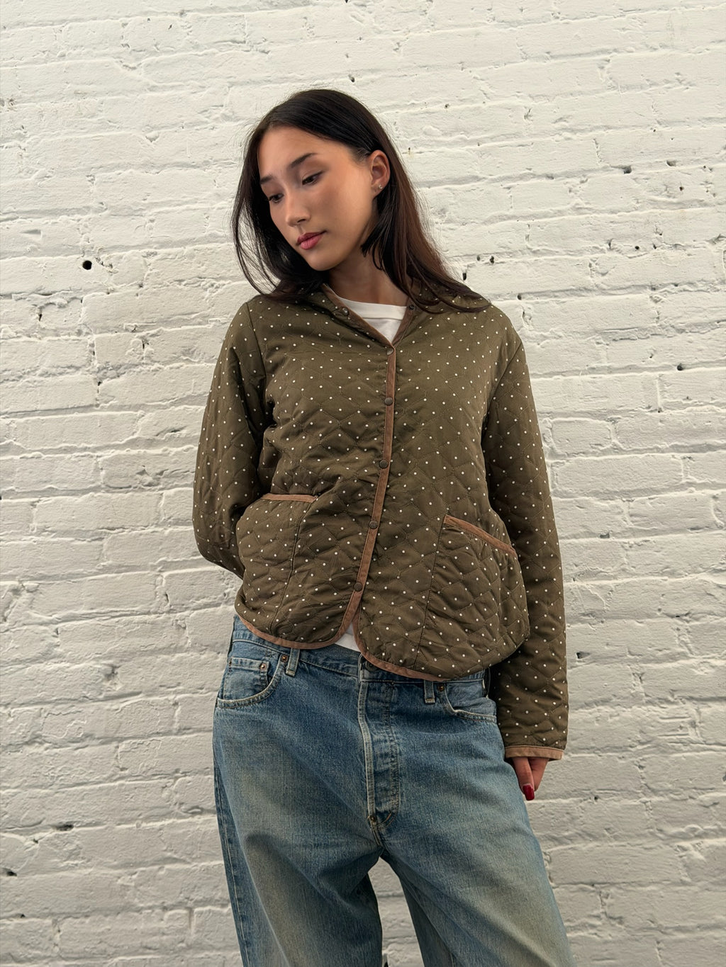 Intimate Reversible Polkadot Hooded Jacket