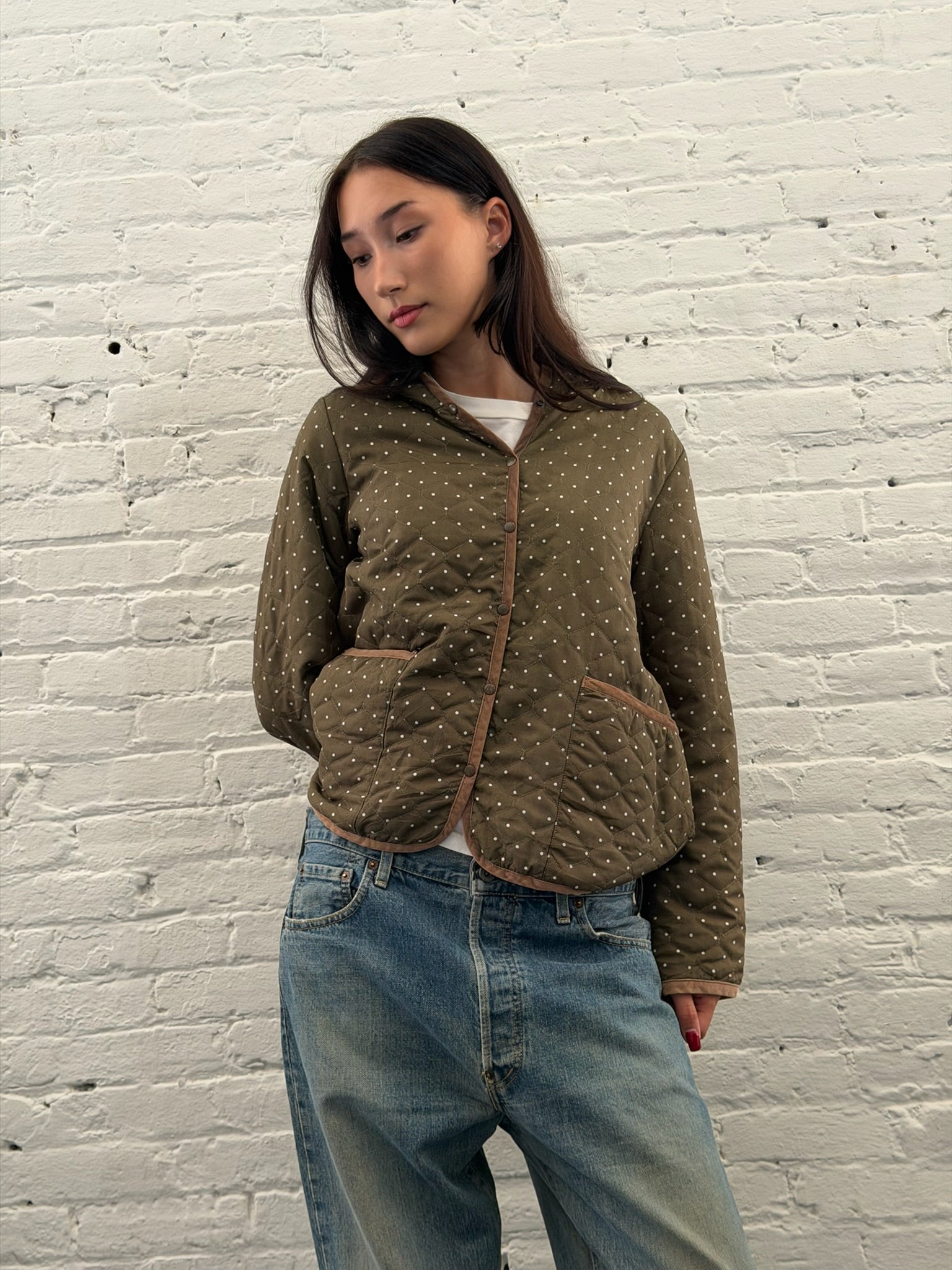 Intimate Reversible Polkadot Hooded Jacket