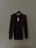 Smooch Offering Thermal Brown Dress