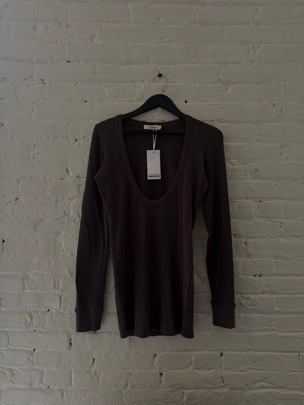 Smooch Offering Thermal Brown Dress