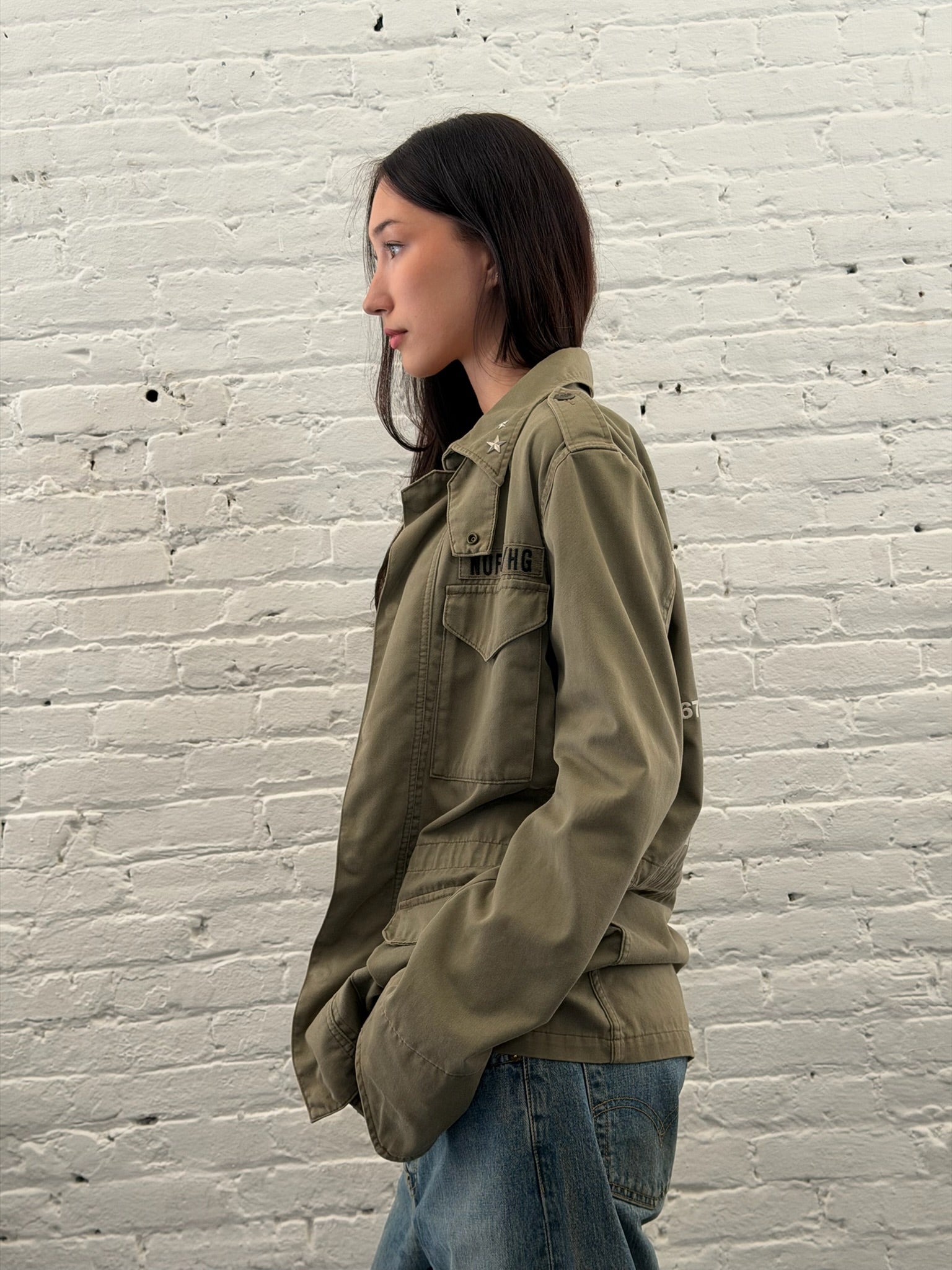 Hysteric Glamour Olive M-65 No Fun Jacket