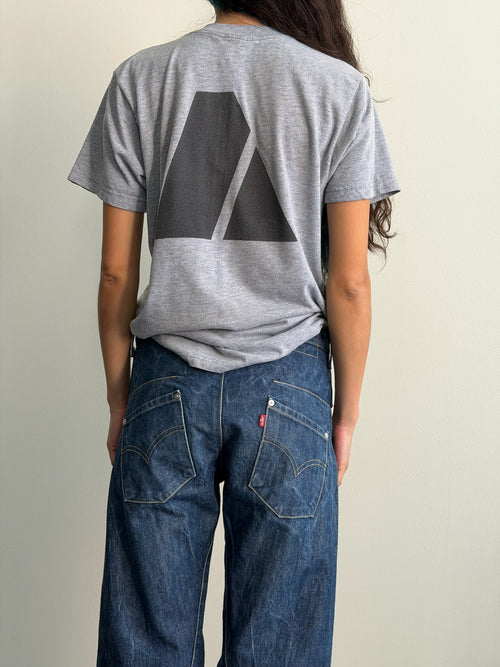 Army Grey S/S Crewneck Top