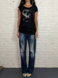 Vintage Hysteric Glamour Skull Blurry Tunic