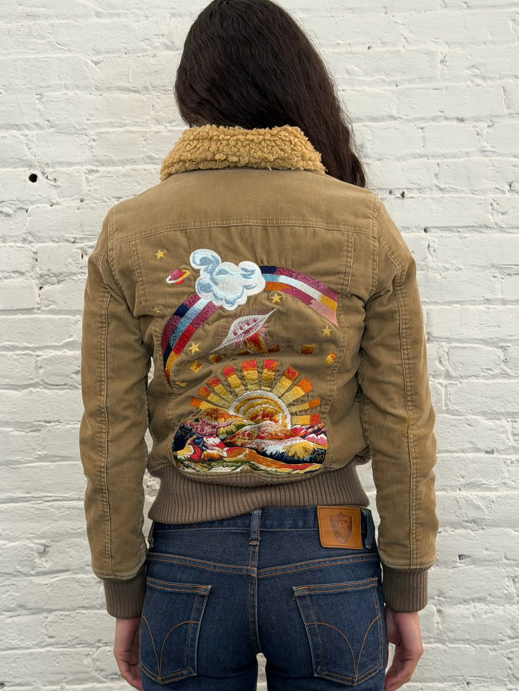 Hysteric Glamour Embroidered Corduroy Jacket
