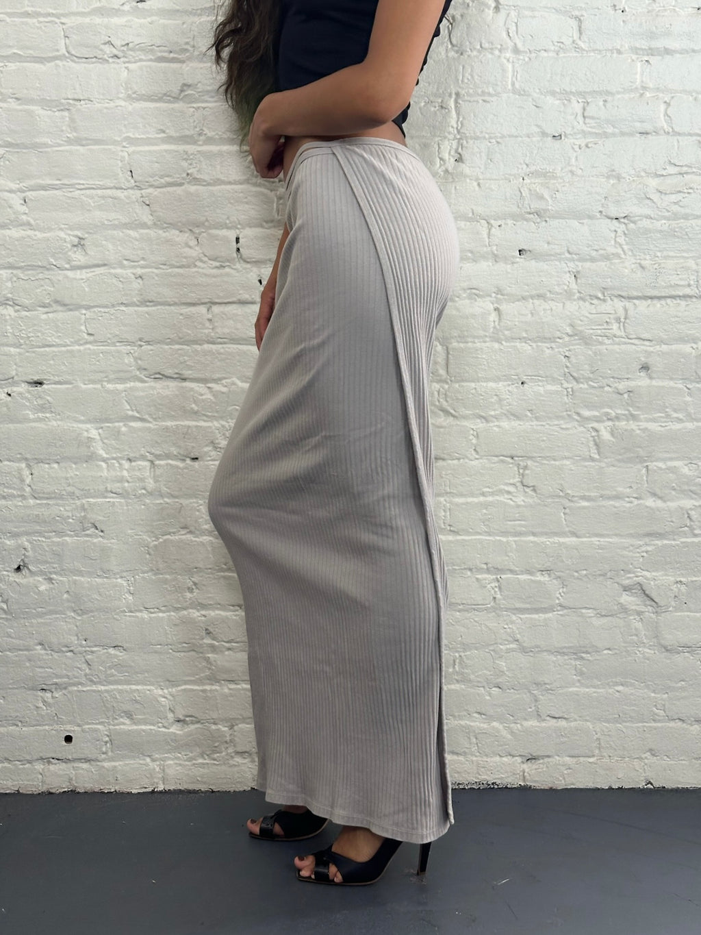 Baserange Wrapped Maxi Skirt