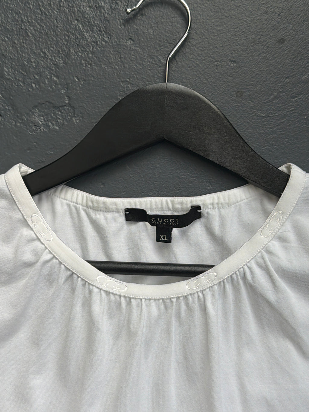 Gucci Cotton S/S Crewneck Top