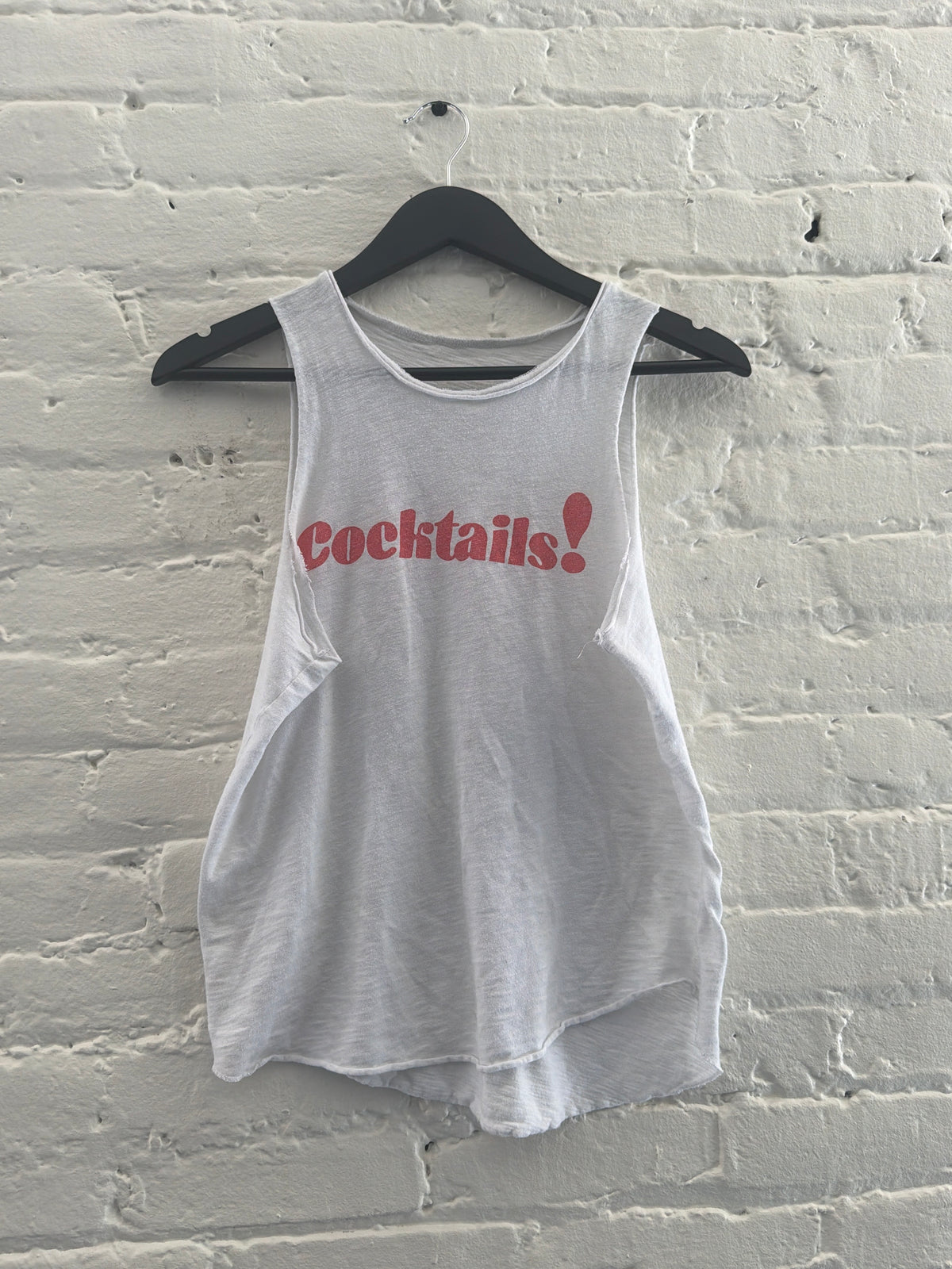 Vintage Cocktails! Distressed Graphic Tank
