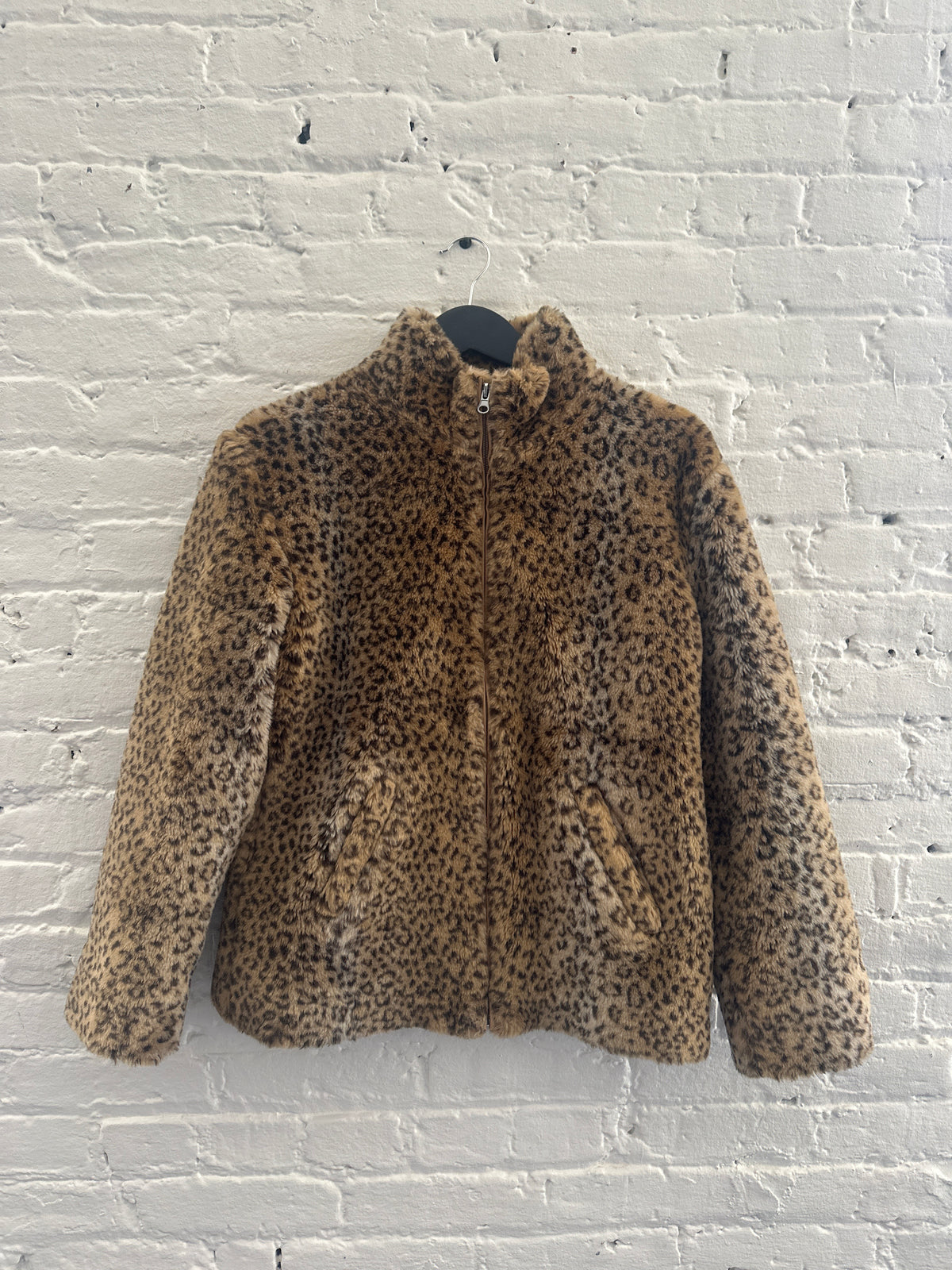Rock Babe Minamisenba faux-fur leopard print jacket