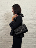 Chanel Black Patent Leather 2.55 Reissue Flap Bag