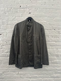 Vintage 00s Italian Army Stand Collar Jacket