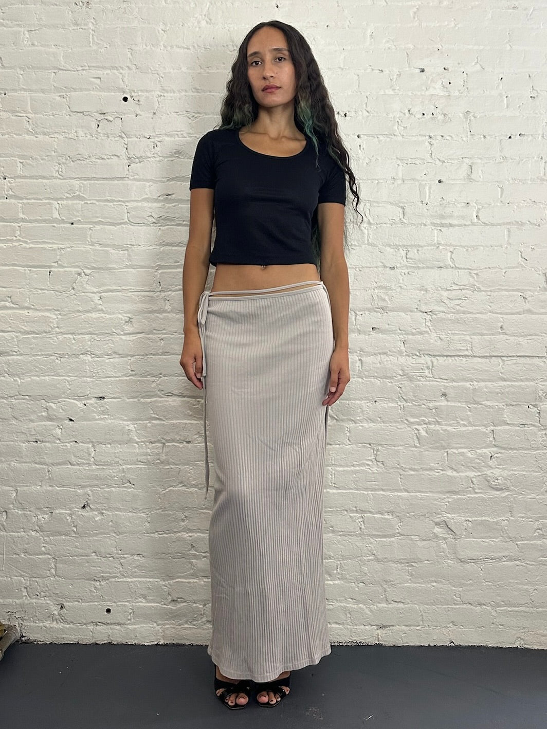 Baserange Wrapped Maxi Skirt