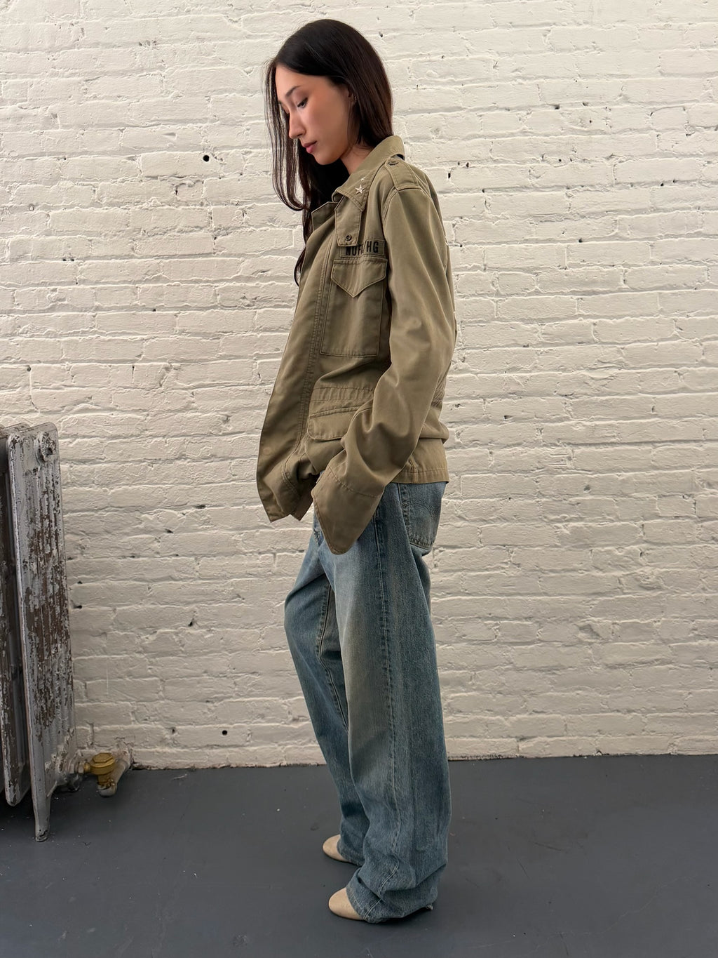 Hysteric Glamour Olive M-65 No Fun Jacket