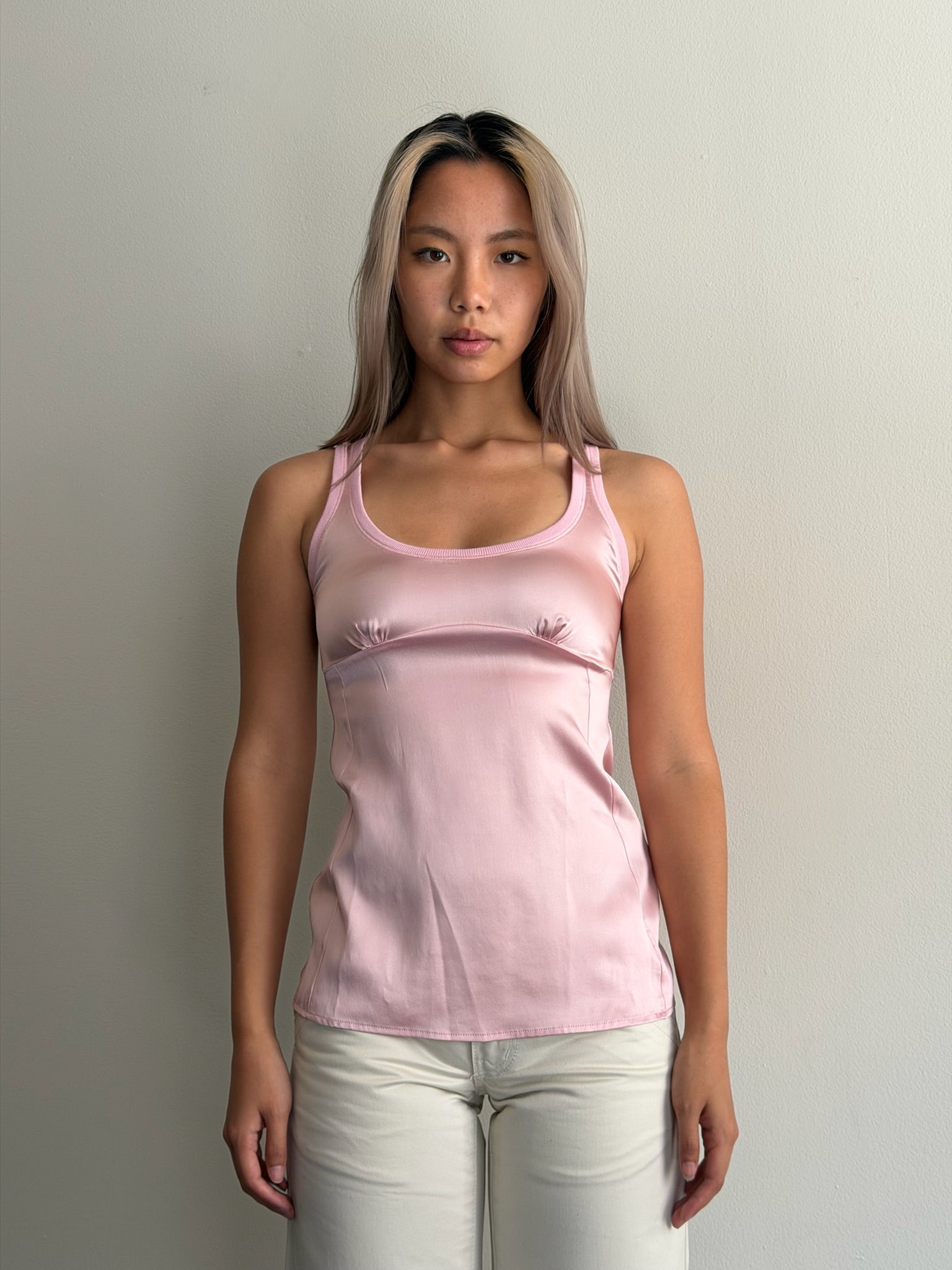 Rivamonti Soft Pink Sleeveless Top