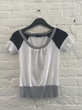 Bebe Contrast Raglan Top