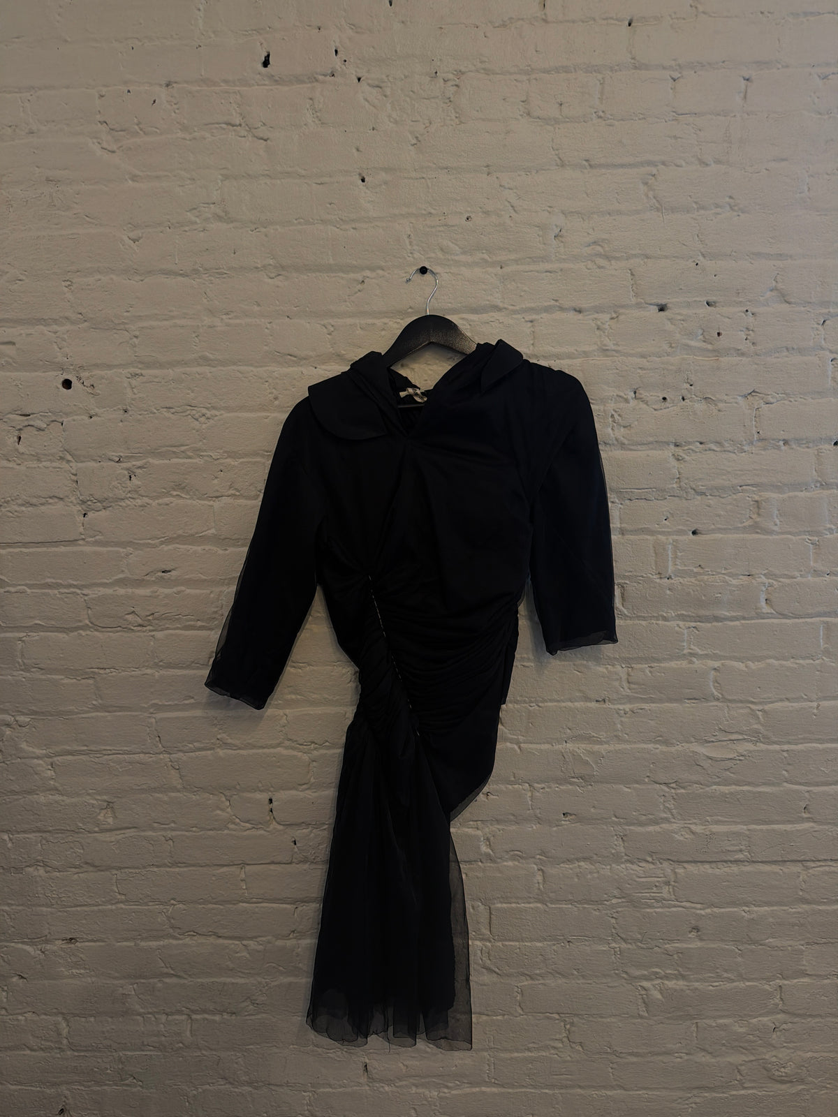 Comme Des Garçons Archival Asymmetrical Twisted/Ruched Dress