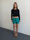 Vintage Bottega Veneta Nylon Drawstring Short