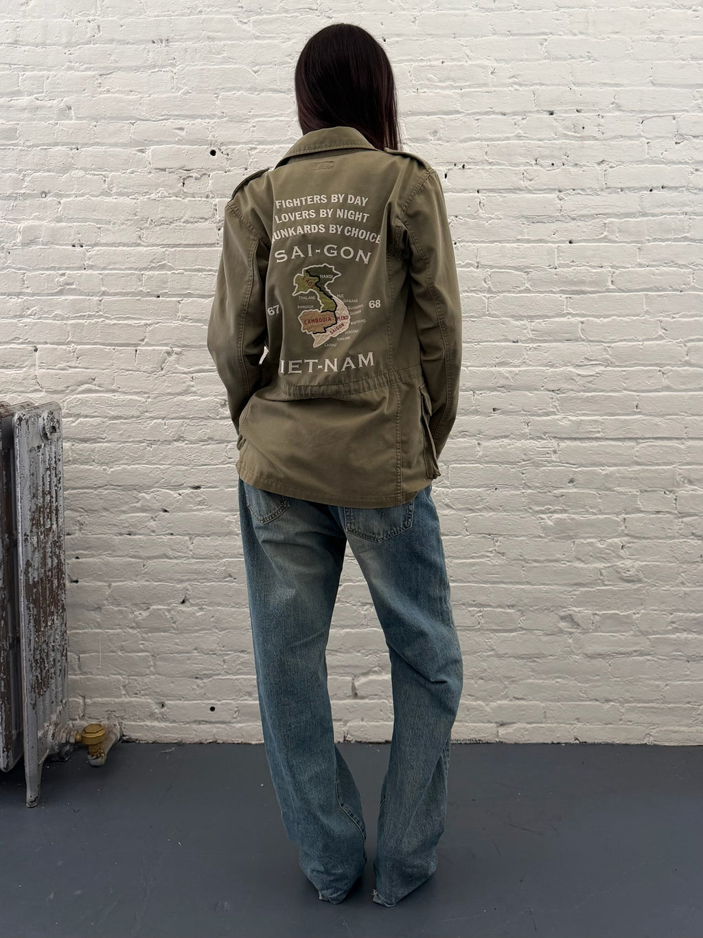 Hysteric Glamour Olive M-65 No Fun Jacket