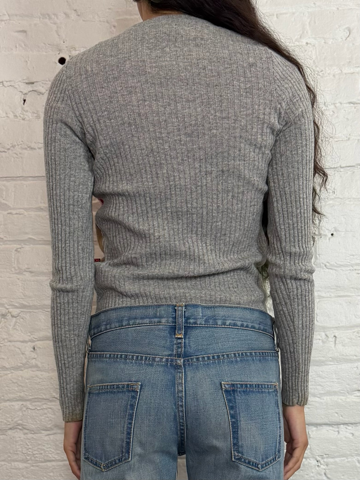 Vintage Dolce & Gabbana Argyle Knit Sweater