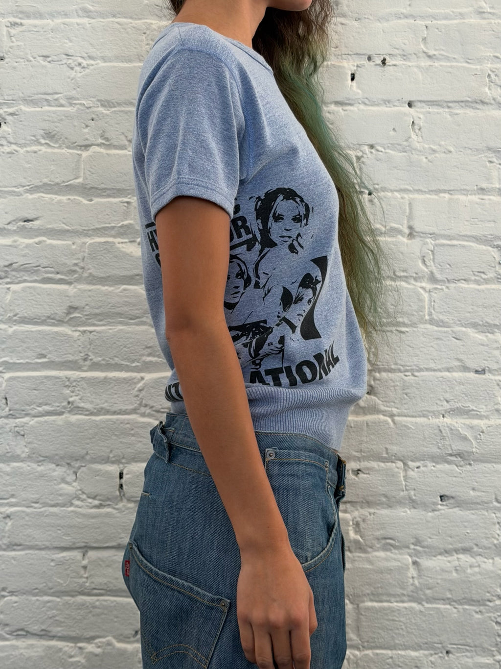 Vintage Hysteric Glamour Light Blue International Sweater