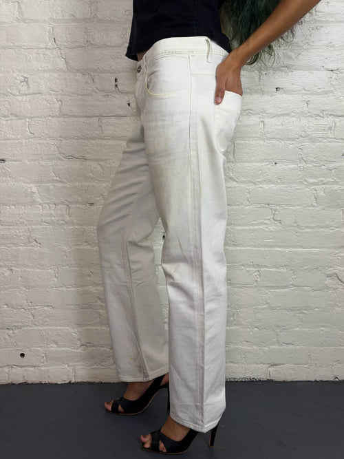 2009 Gucci Stained Denim Jeans