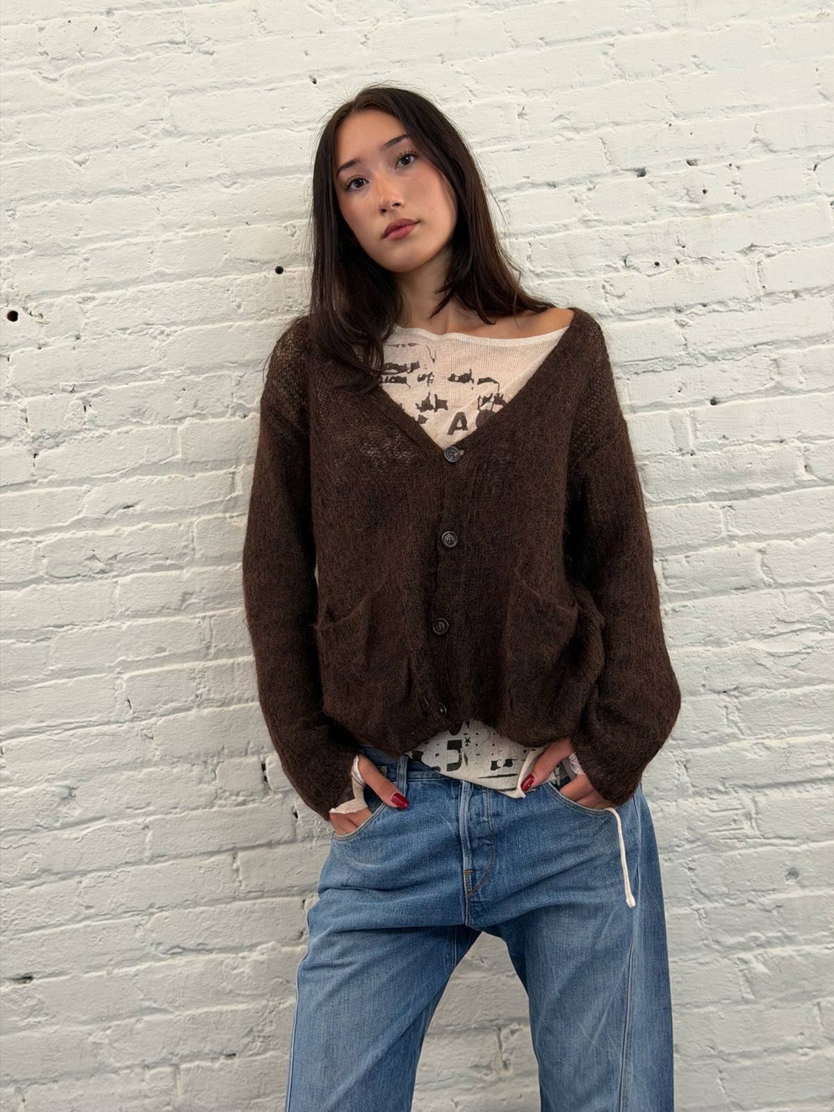 Maison Margiela Mohair Cardigan