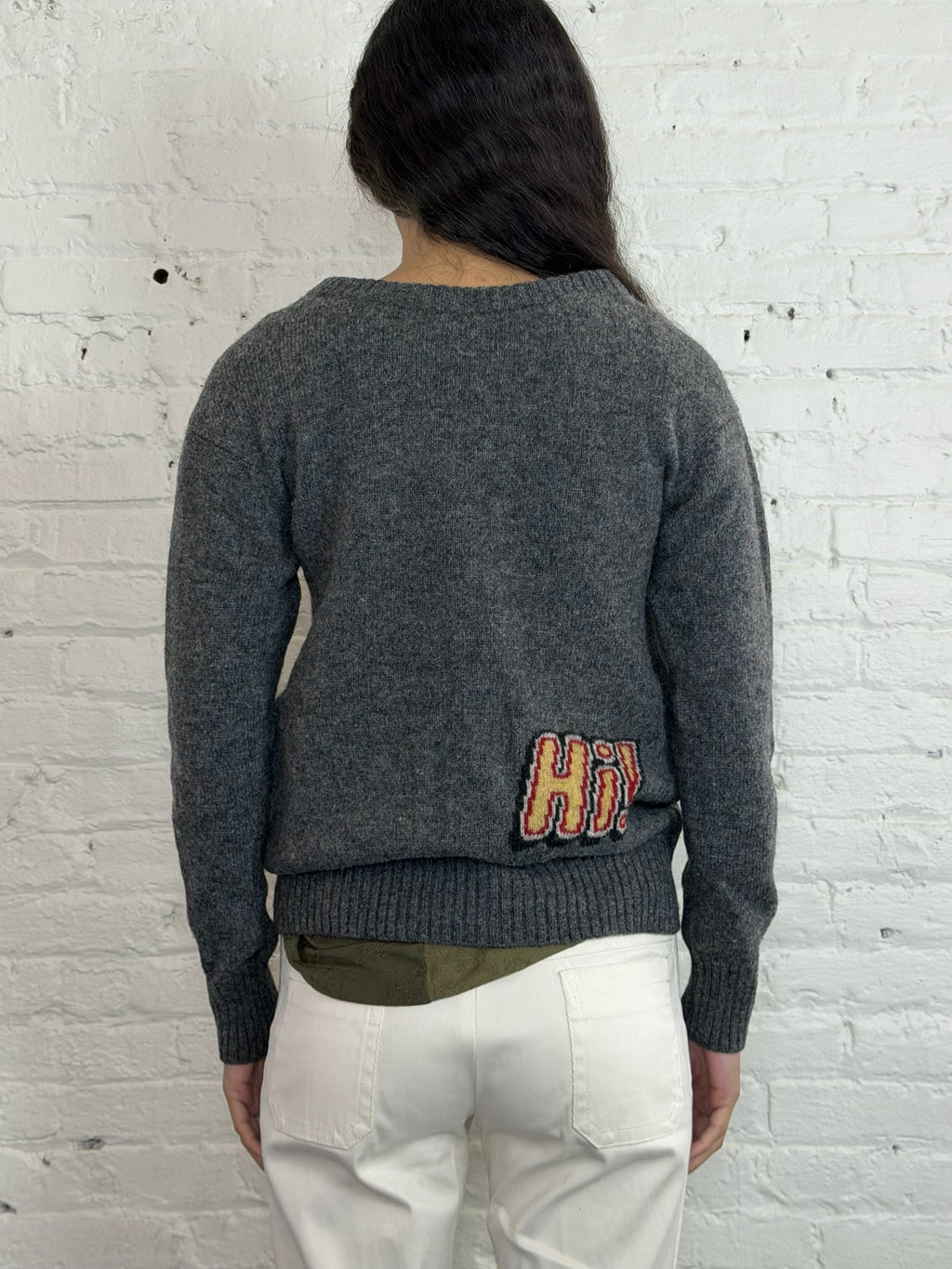 Hysteric Glamour Hi Bombed Out! Wool Sweater