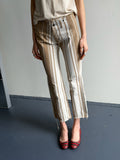 Kapital Cotton Striped Low Rise pant