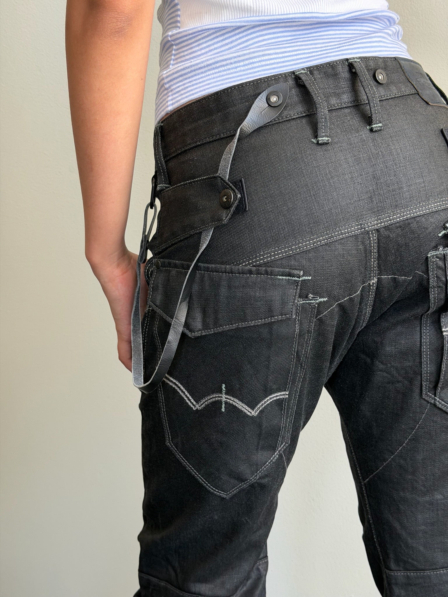 Vintage Edwin E Function 3D Twisted Le Wax Jeans