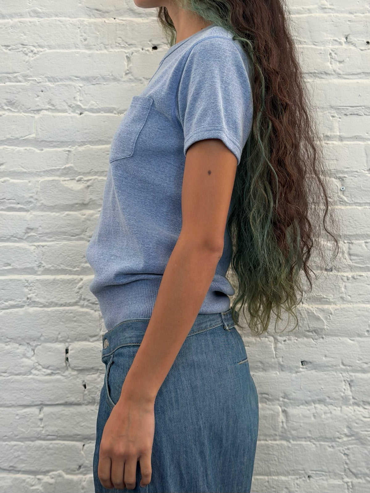 Vintage Hysteric Glamour Light Blue International Sweater
