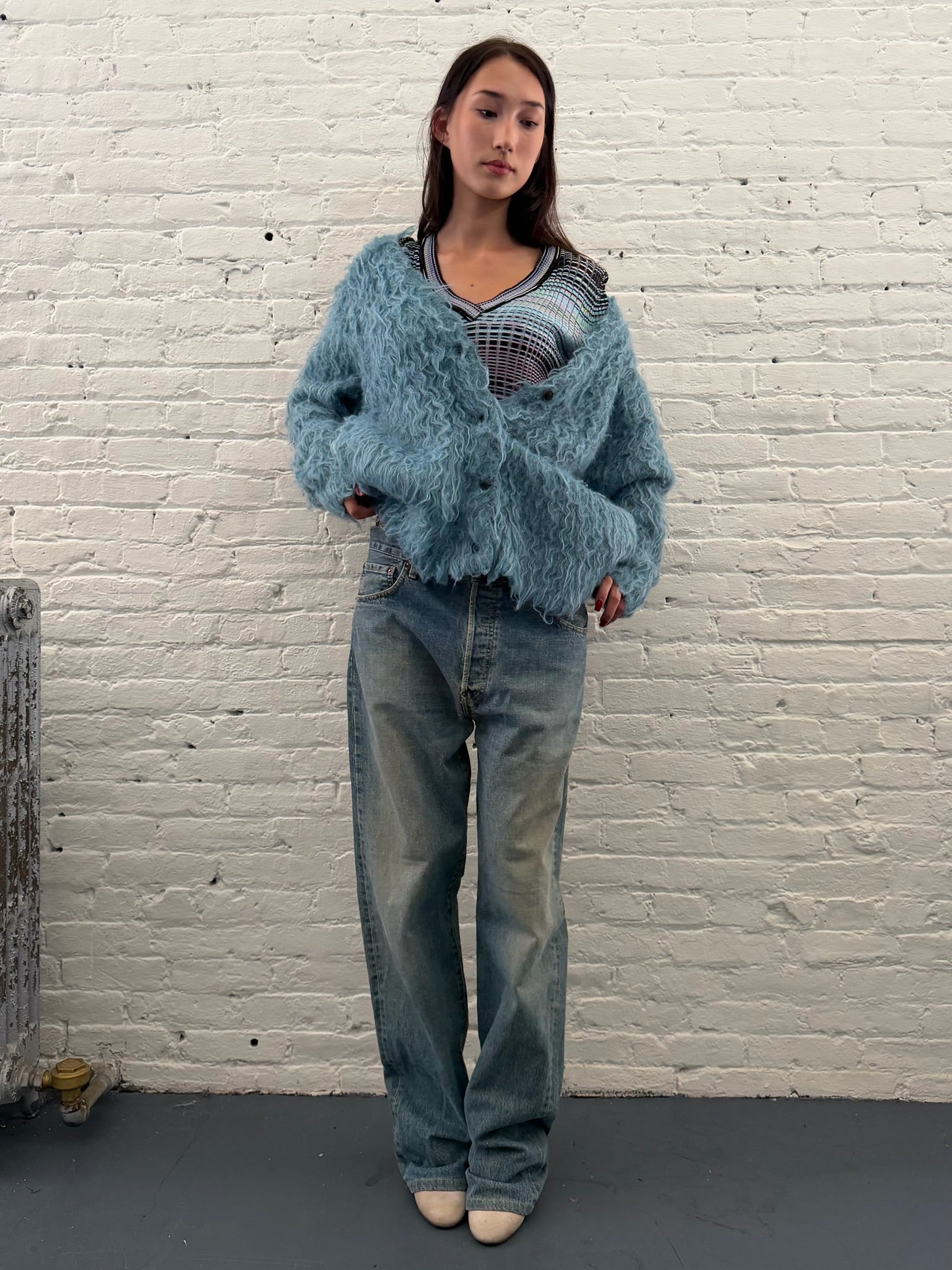 Public Tokyo 23AW Teddy Knit Cardigan