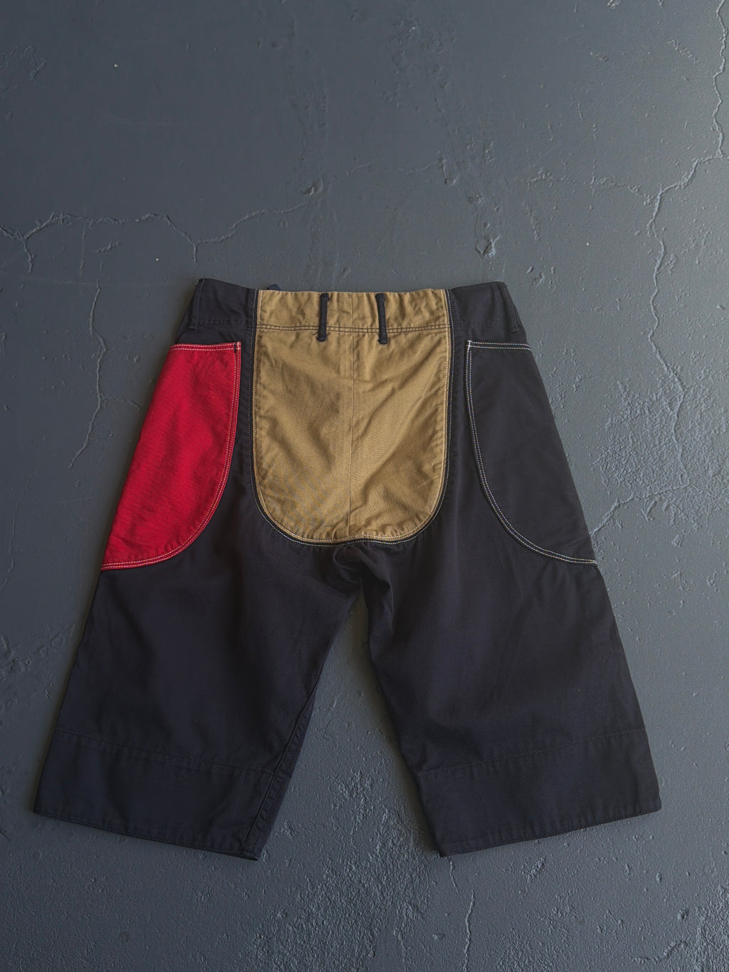 Kapital Drawstring Contrasted Short