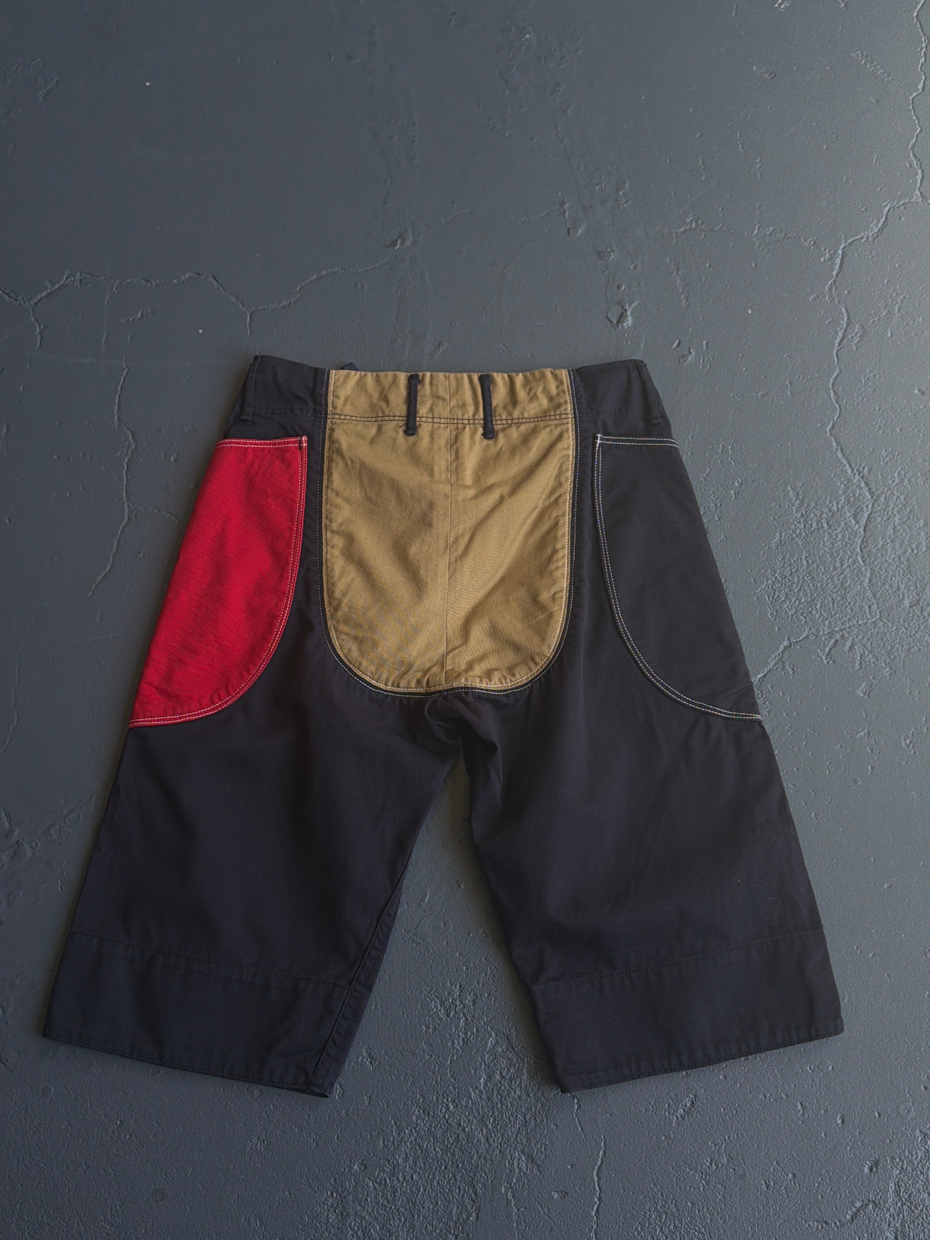 Kapital Drawstring Contrasted Short