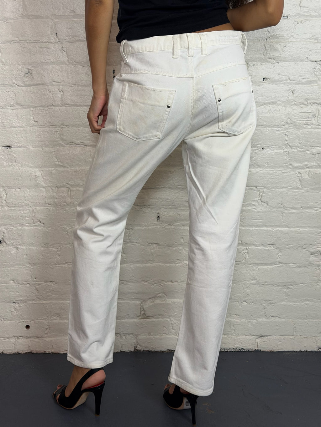 2009 Gucci Stained Denim Jeans