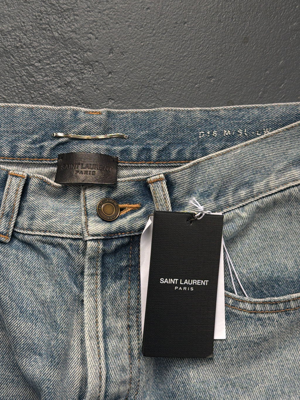 YSL Hawaii Blue Slim Fit Jeans