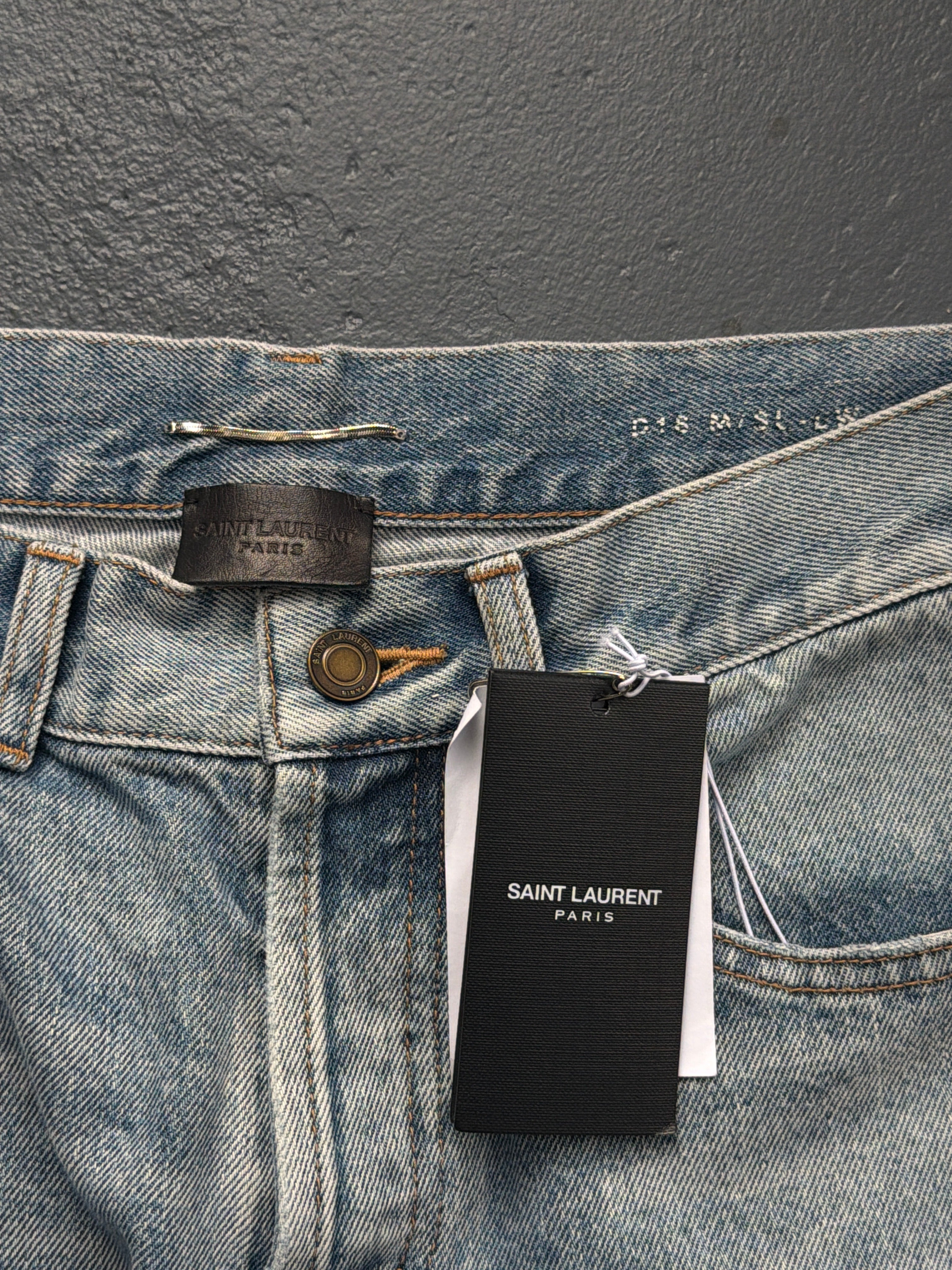 YSL Hawaii Blue Slim Fit Jeans