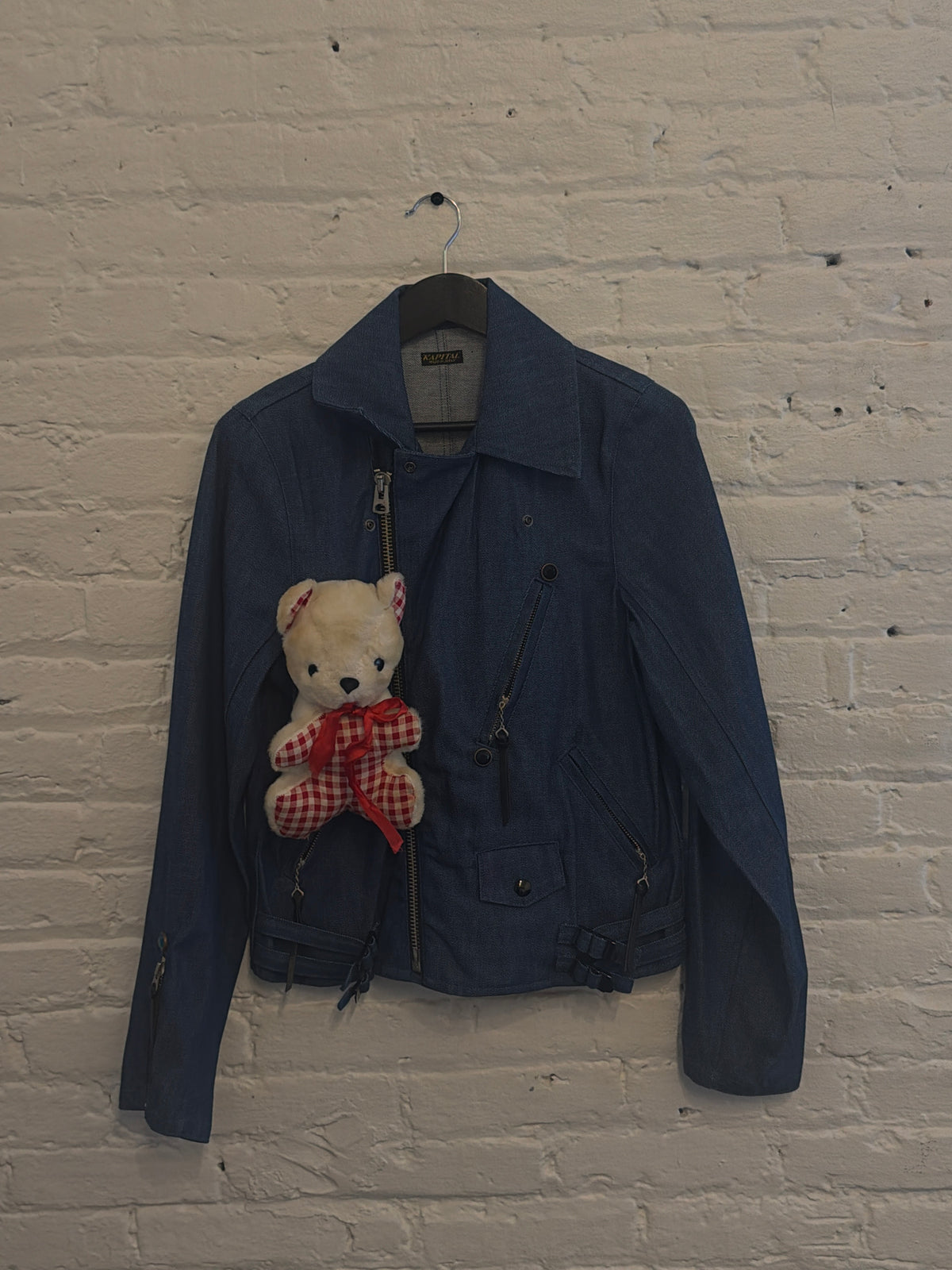 Kapital Raw Denim Rider Motorcycle Jacket