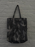 Prada Grayscale Camouflage Tessuto Tote Bag