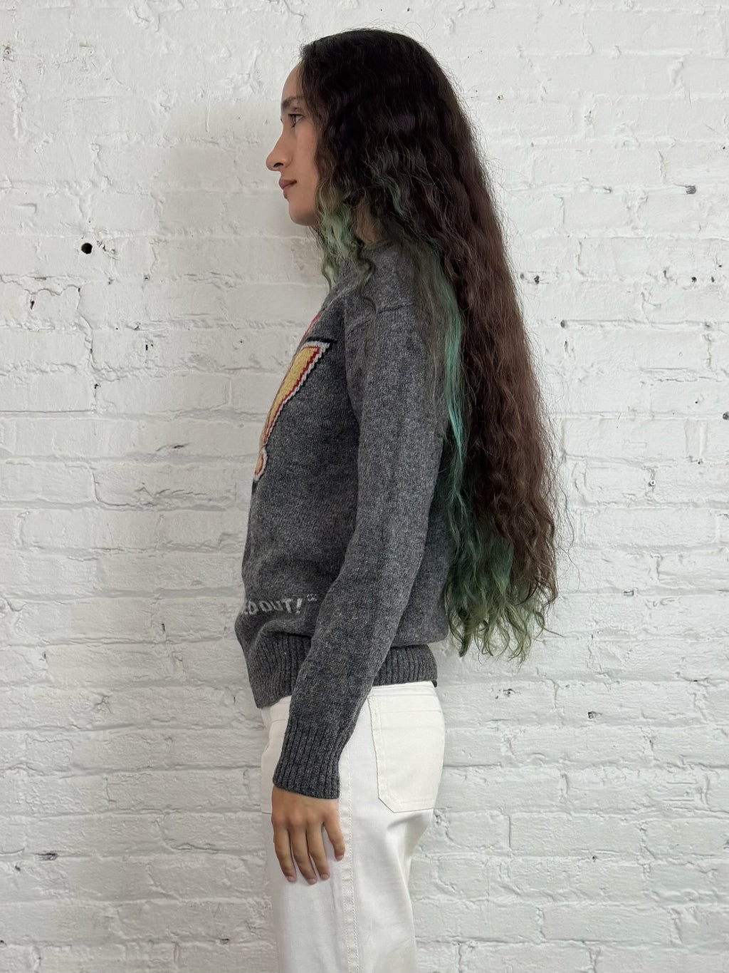 Hysteric Glamour Hi Bombed Out! Wool Sweater