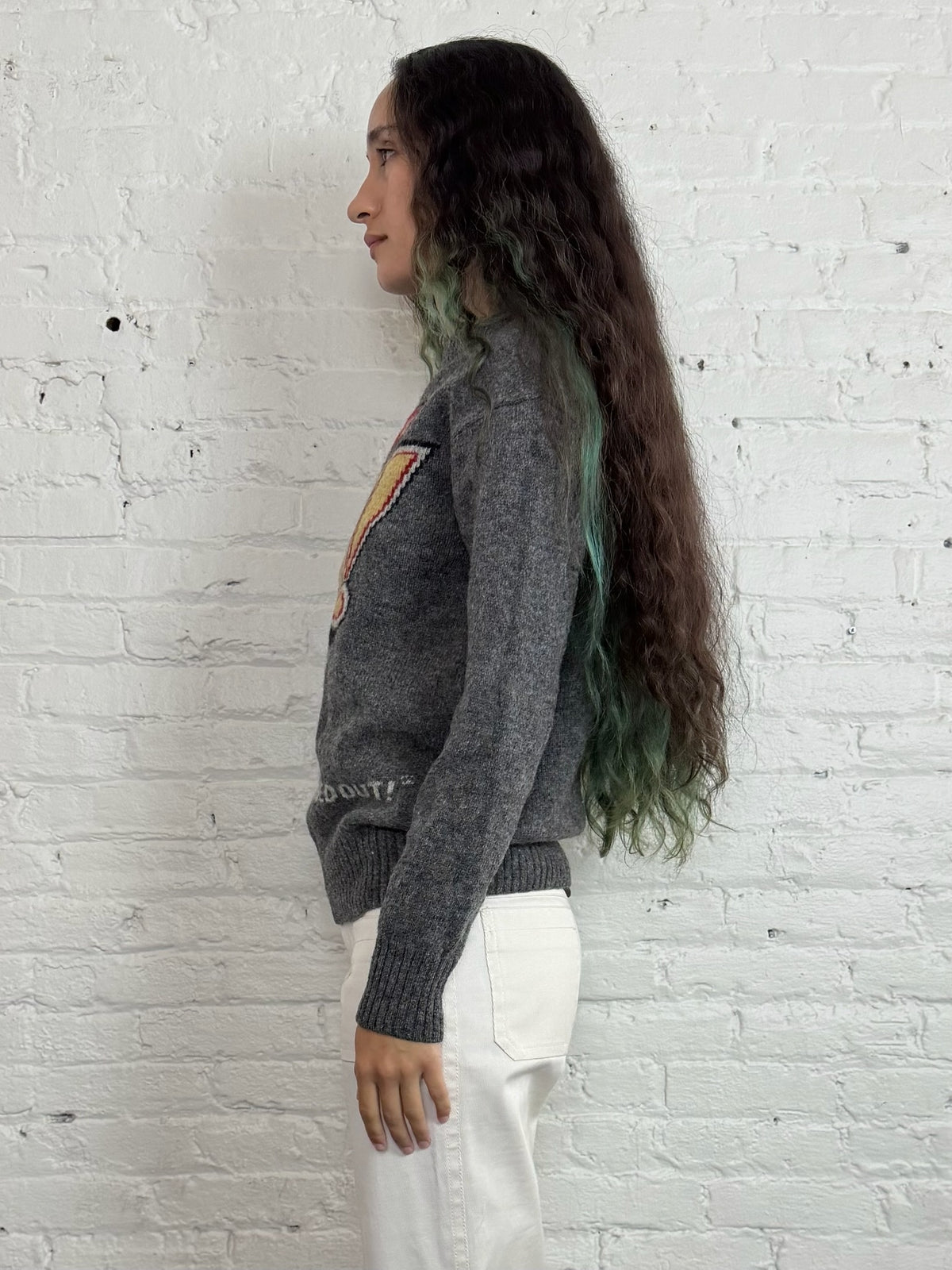 Hysteric Glamour Hi Bombed Out! Wool Sweater