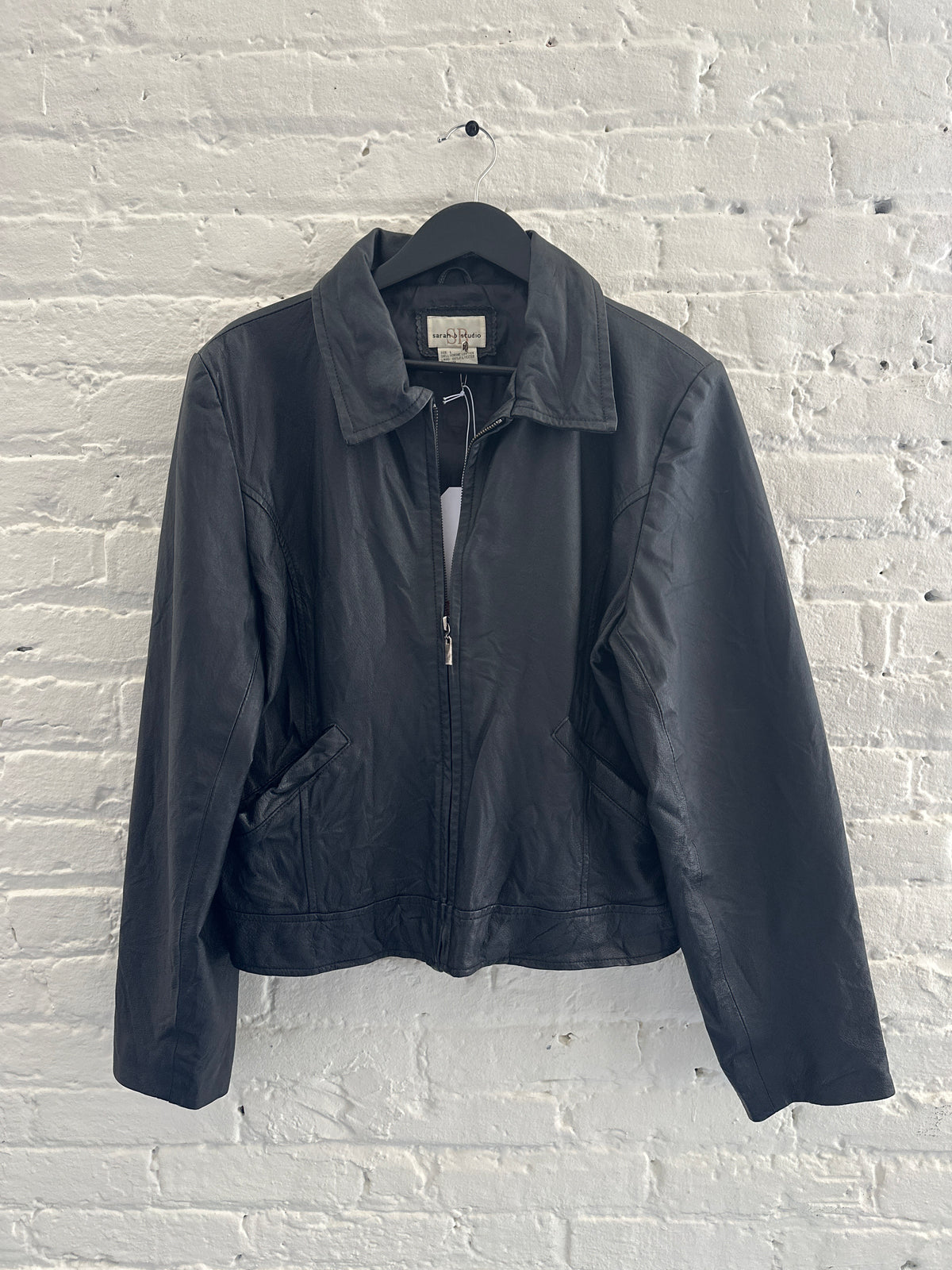 Sarah B Studio Leather Jacket