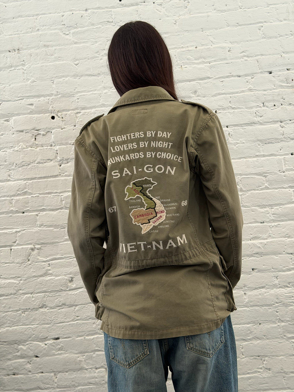 Hysteric Glamour Olive M-65 No Fun Jacket