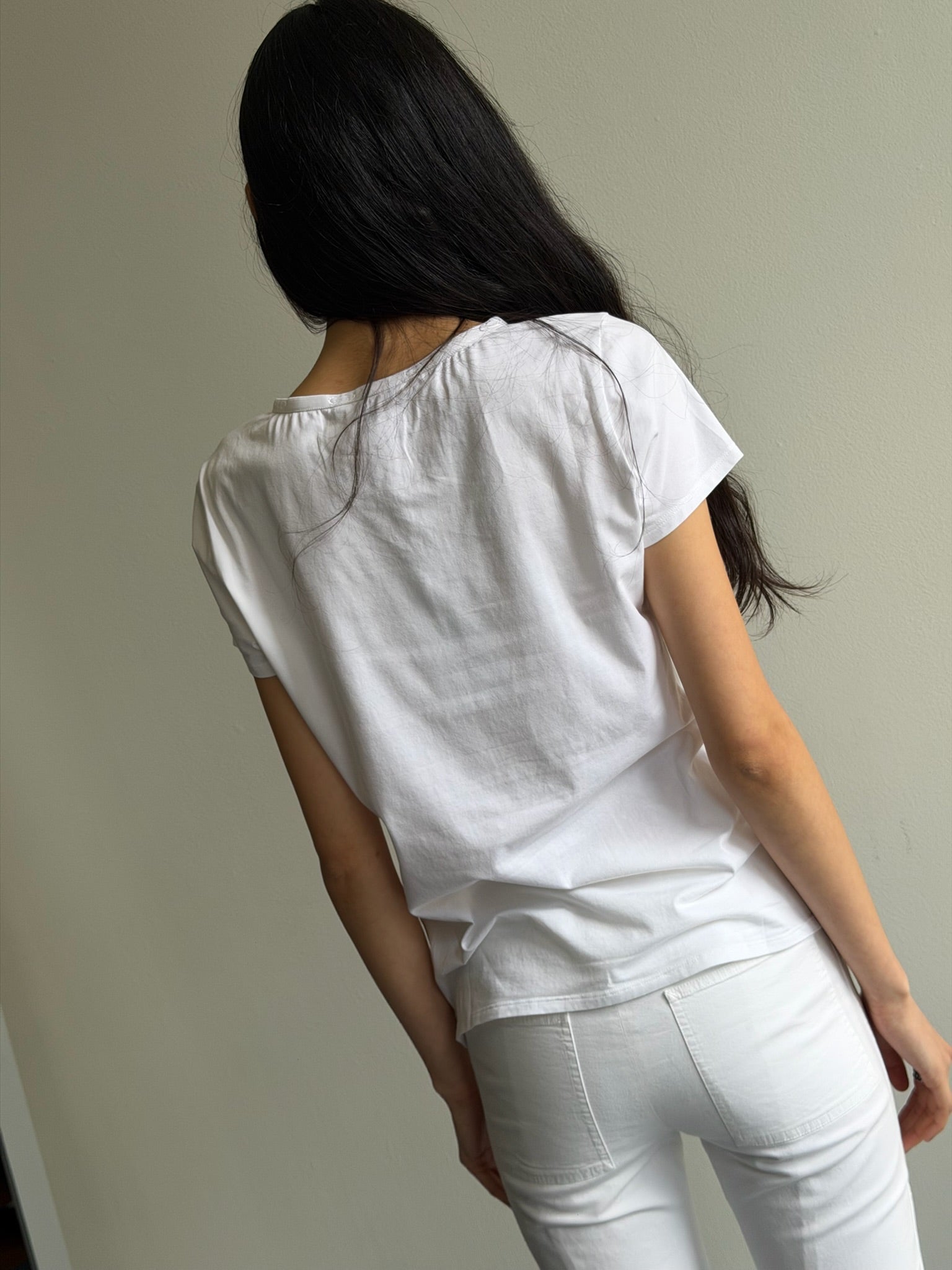 Gucci Cotton S/S Crewneck Top