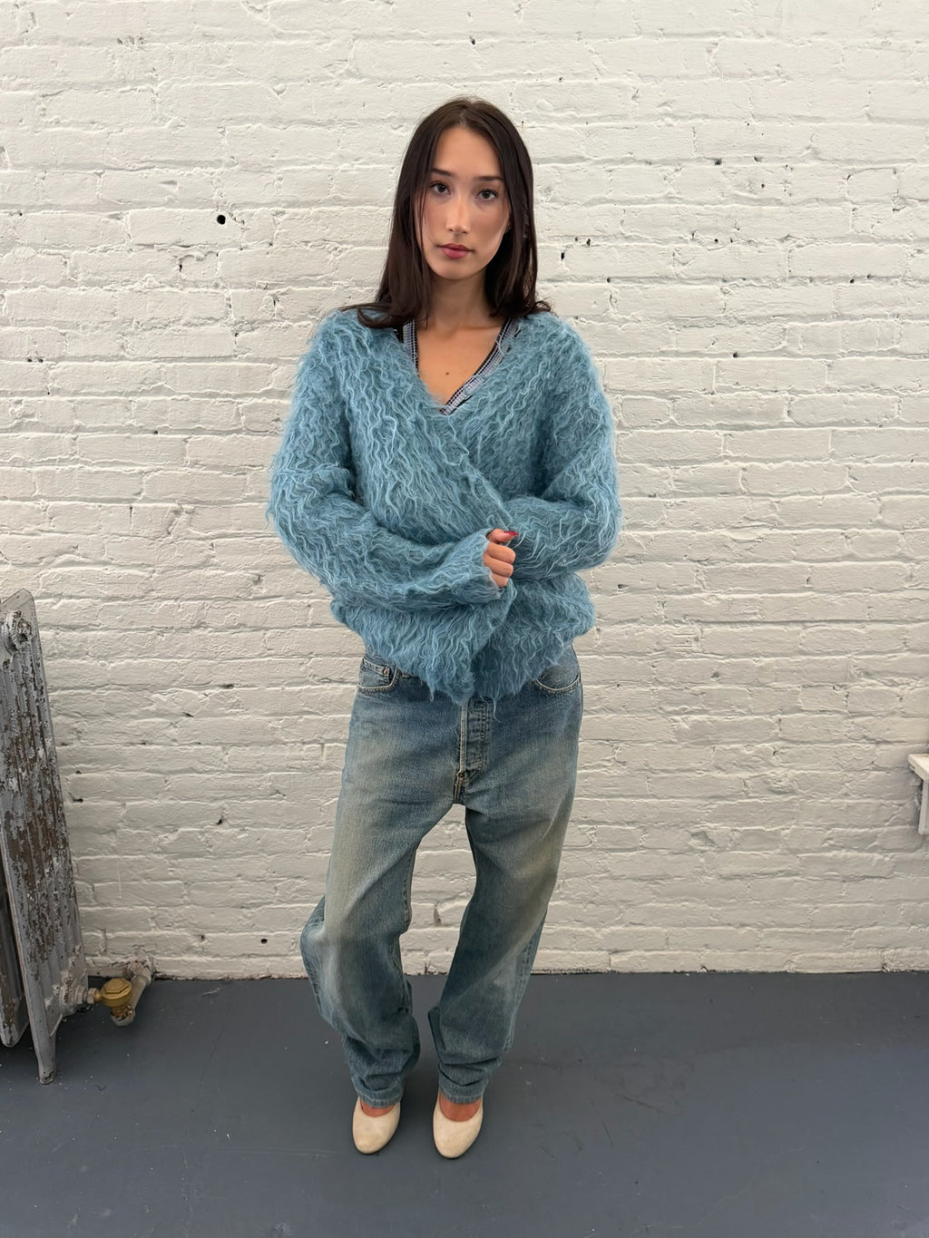 Public Tokyo 23AW Teddy Knit Cardigan