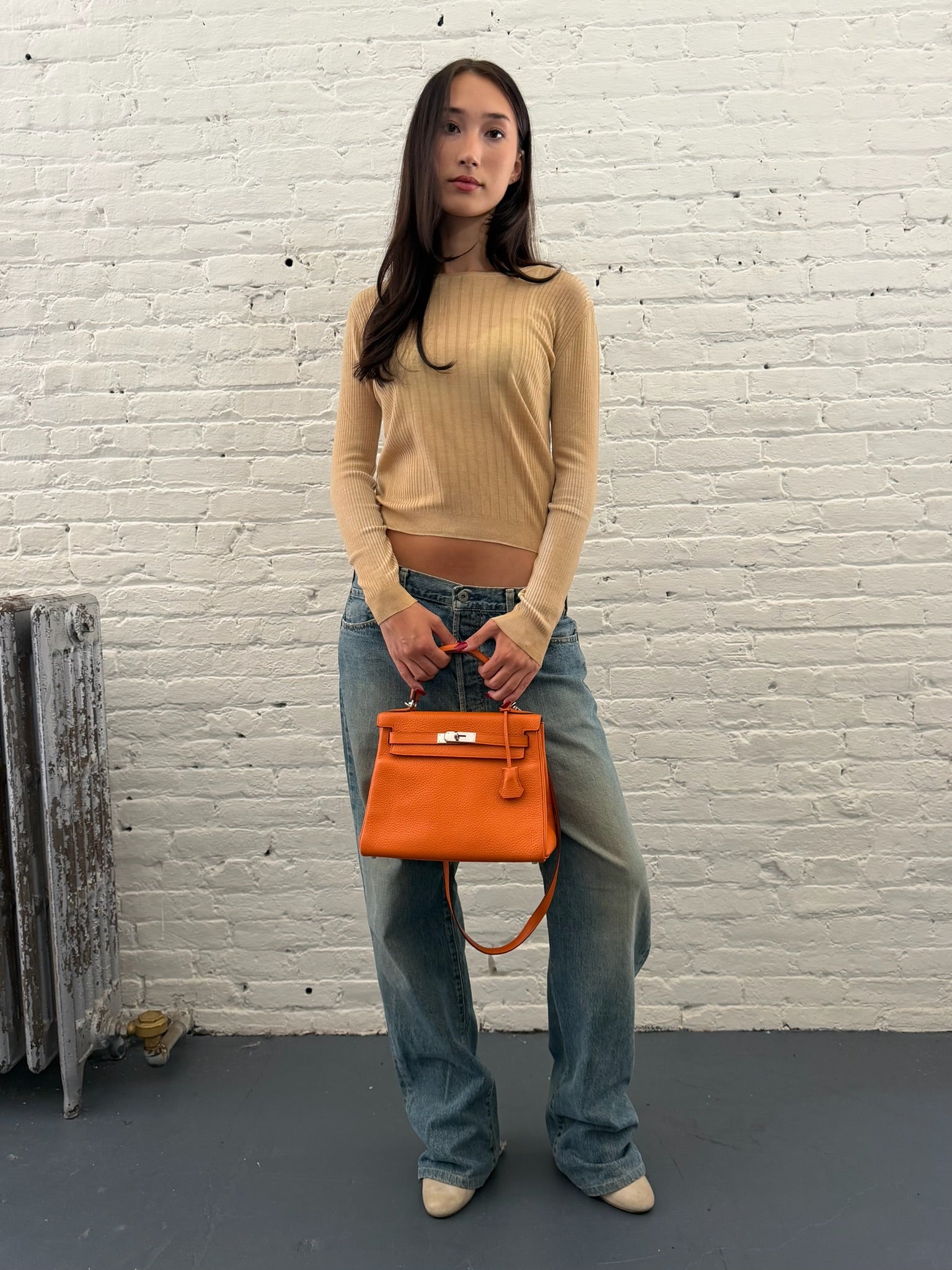 Hermès Kelly 28 Togo Leather Retourne Bag